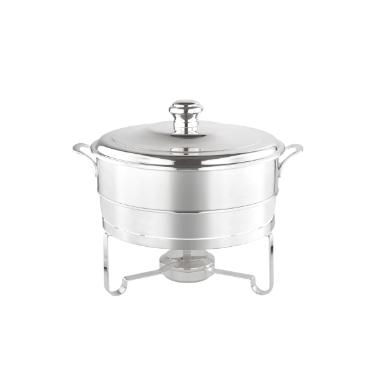 Rechaud redondo com banho-maria Silverlux 24,5cm 2,5L