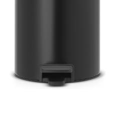 Lixeira a�o inox Brabantia 5 litros preta