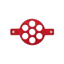 Molde em silicone para panquecas Ningbo vermelho