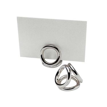 Jogo de porta cart�es em prata Christofle Vertigo 2 pe�as