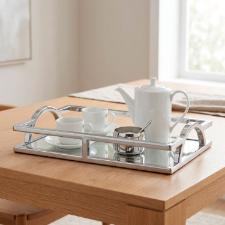 Fracalanza Milano Bandeja Retangular em A�o Inox Espelhada 41x26x5cm