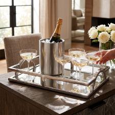 Fracalanza Milano Bandeja Retangular em A�o Inox Espelhada 41x26x5cm