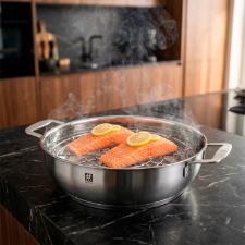 Ca�arola Defumadora Zwilling Plus 28cm: Sabores Aut�nticos sem Fuma�a