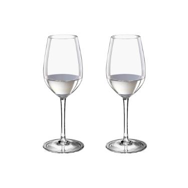 Jogo de ta�as chardonay em cristal Strauss Sommelier 192 2 pe�as 390ml