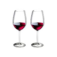 Jogo de ta�as em cristal Strauss Bordeaux Grand Cru 1000ml 2 pe�as