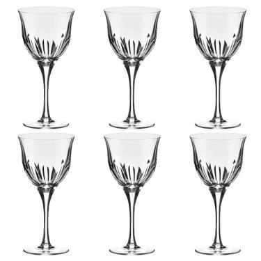 Jogo de ta�as �gua em cristal Strauss Cl�ssicos 225.045 6 pe�as 520ml