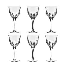 Jogo de ta�as vinho tinto em cristal Strauss Cl�ssicos 225.045 6 pe�as 370ml