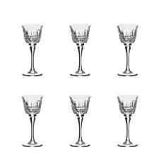 Jogo de ta�as licor em cristal Strauss Cl�ssicos 225.069 6 pe�as 60ml