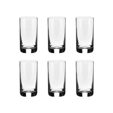 Jogo de copos �gua em cristal Strauss Cl�ssicos 105 235ml 6 pe�as