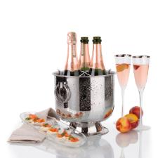 Champanheira em inox com base coletora Forma 5 litros