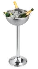 Champanheira Forma 8 Litros com Pedestal em A�o Inox: Sofistica��o e Praticidade Gourmet