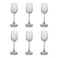 Jogo de ta�as de licor em cristal Bohemia Roberta 65ml 6 pe�as