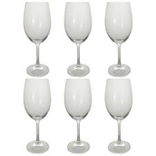 Jogo de ta�as de vinho em cristal Bohemia Roberta 250ml 6 pe�as