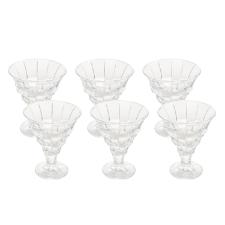 Jogo de ta�as para sobremesa em vidro Lyor Milano 220ml 6 pe�as