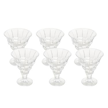 Jogo de ta�as para sobremesa em vidro Lyor Milano 220ml 6 pe�as