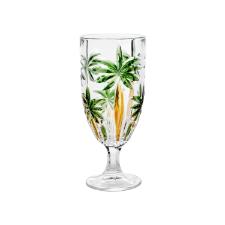 Jogo de Ta�as em Cristal Ecol�gico Wolff Palm Tree Sprayed 6 Pe�as 450ml: Eleg�ncia e Sustentabilidade para Seus Brindes