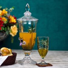 Jogo de Ta�as em Cristal Ecol�gico Wolff Palm Tree Sprayed 6 Pe�as 450ml: Eleg�ncia e Sustentabilidade para Seus Brindes