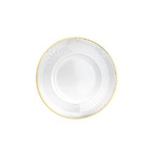 Sousplat em Cristal Wolff Thin Edge 32,5cm Dourado Mesa Posta de Luxo e Requinte