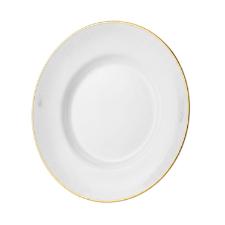 Sousplat em Cristal Wolff Thin Edge 32,5cm Dourado Mesa Posta de Luxo e Requinte