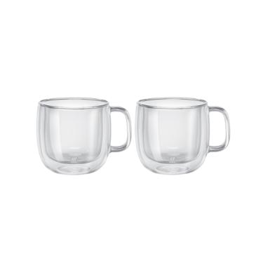 Jogo de caneca Zwilling parede dupla para capuccino 2 pe�as 450ml