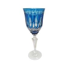 Ta�a vinho tinto em cristal Strauss Overlay 237.068 350ml azul claro