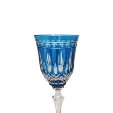 Ta�a vinho tinto em cristal Strauss Overlay 237.068 350ml azul claro