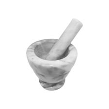 Pil�o com socador em m�rmore Dynasty 12,5cm