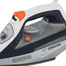 Ferro a vapor com antigotejamento Black+Decker 220v cinza e laranja