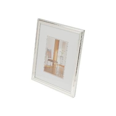 Porta-retratos em a�o Royal Decor 10x15cm prateado