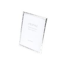 Porta-retratos em a�o Prestige Bambu 15x20cm prateado