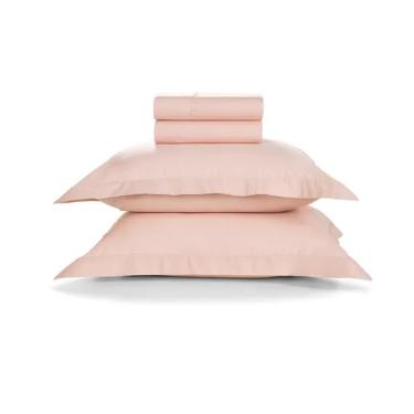 Jogo de len�ol Trussardi Piero king rose