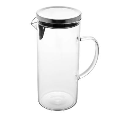 Jarra em vidro Wolff 1,4 litro com tampa de Inox: Frescor e design � mesa