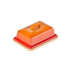 Manteigueira cer�mica Le Creuset 9x12,5x17cm laranja