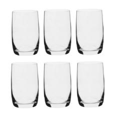 Jogo de copos de �gua longo em cristal Bohemia Ideal 380ml 6 pe�as