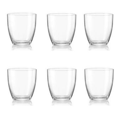 Jogo copos de whisky em cristal Bohemia Ideal 300ml 6 pe�as