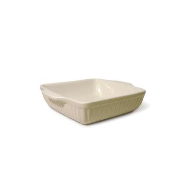 Assadeira retangular em cer�mica Jomafe Classic 26cm creme