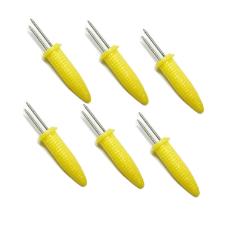 Jogo pegadores de milho Fackelmann 6 pe�as amarelo