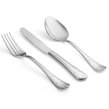 Faqueiro em prata com estojo Saint James Royale 101 pe�as: Uma heran�a de requinte e tradi��o