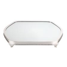 Suporte de centro de mesa em prata Silverlux 50x33,5cm