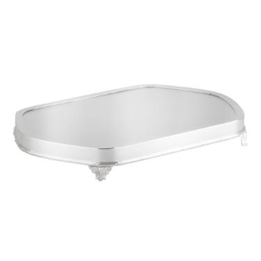 Suporte de centro de mesa em prata Silverlux Croise 50x33,5cm