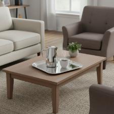 Bandeja Retangular Silverlux P�rola 26,5x21cm, Banho de Prata, Luxo Para Caf�, Ch� ou Decora��o