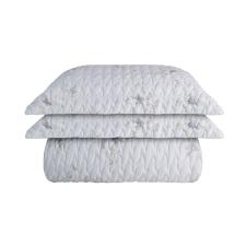 Colcha Naturalle Positano 300 fios 2,90mx2,50m king cinza