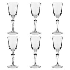 Jogo de ta�as vinho tinto em cristal Strauss 350ml 6 pe�as