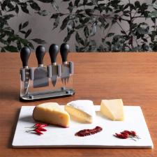 Jogo facas para queijo inox Kenya 5 pe�as preto