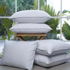 Travesseiro Trussardi toque de pluma 233 fios 50cmx70cm branco