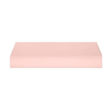 Len�ol com el�stico Trussardi Grasso solteiro 100x200x38cm rosa perla