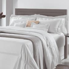 Almofada Rolinho Trussardi Livorno 16x40cm branco carvalho