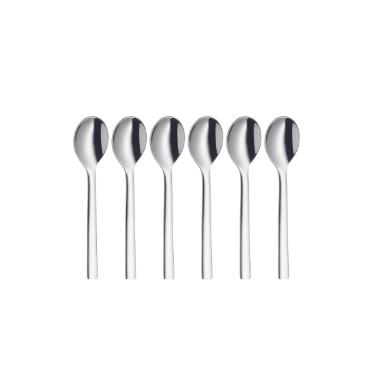 Jogo colheres para caf� em inox WMF Nuova 6 pe�as