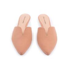Mule bico fino Trussardi Nobuck tamanho 38 nude