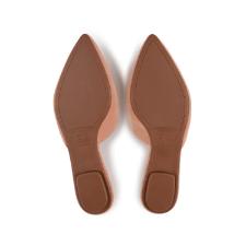 Mule bico fino Trussardi Nobuck tamanho 37 nude